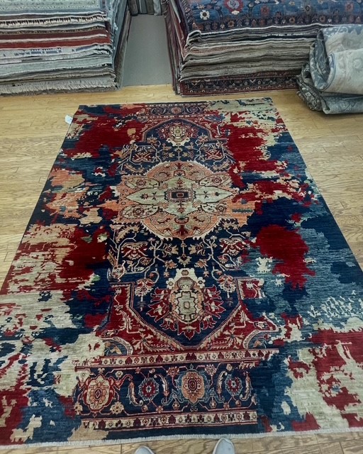 Abstract Rug Customer in Rexford